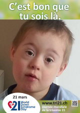 Affiche pour la journée mondiale de la trisomie 21