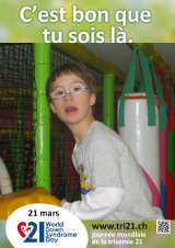 Affiche pour la journée mondiale de la trisomie 21