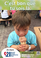 Affiche pour la journée mondiale de la trisomie 21