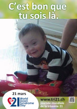 Affiche pour la journée mondiale de la trisomie 21