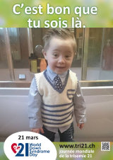 Affiche pour la journée mondiale de la trisomie 21