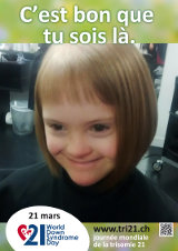 Affiche pour la journée mondiale de la trisomie 21