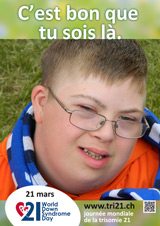 Affiche pour la journée mondiale de la trisomie 21