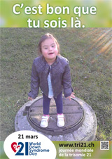 Affiche pour la journée mondiale de la trisomie 21