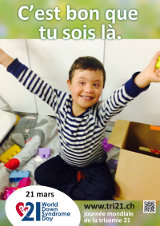 Affiche pour la journée mondiale de la trisomie 21