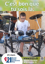 Affiche pour la journée mondiale de la trisomie 21