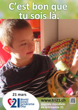 Affiche pour la journée mondiale de la trisomie 21