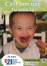 Affiche pour la journée mondiale de la trisomie 21
