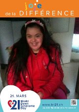 Affiche pour la journée mondiale de la trisomie 21