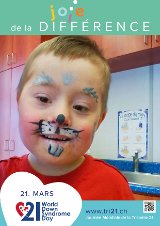 Affiche pour la journée mondiale de la trisomie 21