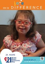 Affiche pour la journée mondiale de la trisomie 21