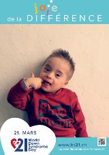 Affiche pour la journée mondiale de la trisomie 21