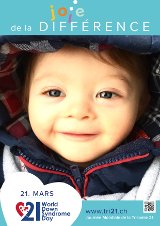 Affiche pour la journée mondiale de la trisomie 21