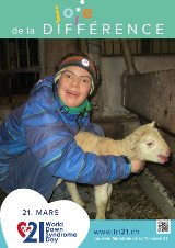 Affiche pour la journée mondiale de la trisomie 21