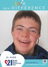Affiche pour la journée mondiale de la trisomie 21