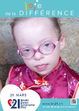 Affiche pour la journée mondiale de la trisomie 21