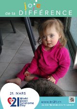 Affiche pour la journée mondiale de la trisomie 21