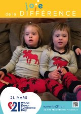 Affiche pour la journée mondiale de la trisomie 21