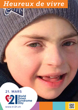 Affiche pour la journée mondiale de la trisomie 21