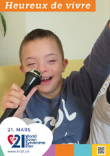 Affiche pour la journée mondiale de la trisomie 21