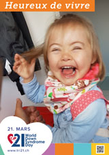 Affiche pour la journée mondiale de la trisomie 21