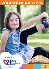 Affiche pour la journée mondiale de la trisomie 21