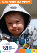 Affiche pour la journée mondiale de la trisomie 21