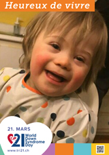 Affiche pour la journée mondiale de la trisomie 21
