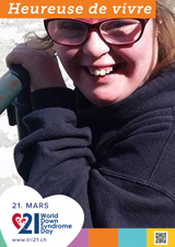 Affiche pour la journée mondiale de la trisomie 21