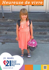 Affiche pour la journée mondiale de la trisomie 21