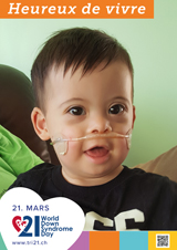 Affiche pour la journée mondiale de la trisomie 21