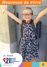 Affiche pour la journée mondiale de la trisomie 21
