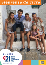 Affiche pour la journée mondiale de la trisomie 21