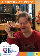 Affiche pour la journée mondiale de la trisomie 21
