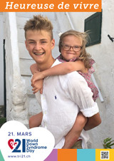 Affiche pour la journée mondiale de la trisomie 21