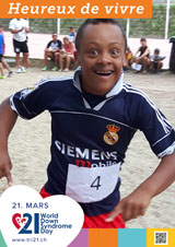 Affiche pour la journée mondiale de la trisomie 21