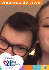 Affiche pour la journée mondiale de la trisomie 21