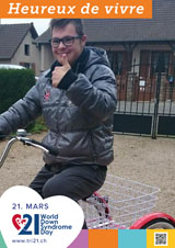 Affiche pour la journée mondiale de la trisomie 21