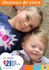 Affiche pour la journée mondiale de la trisomie 21