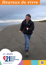 Affiche pour la journée mondiale de la trisomie 21