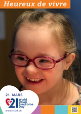 Affiche pour la journée mondiale de la trisomie 21