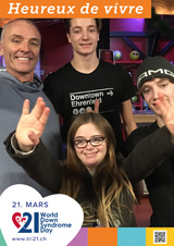 Affiche pour la journée mondiale de la trisomie 21