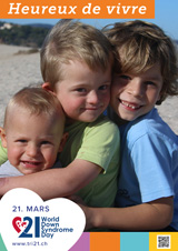 Affiche pour la journée mondiale de la trisomie 21