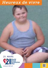 Affiche pour la journée mondiale de la trisomie 21