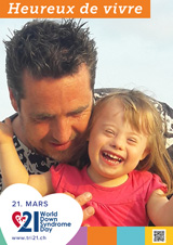 Affiche pour la journée mondiale de la trisomie 21