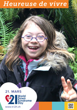 Affiche pour la journée mondiale de la trisomie 21