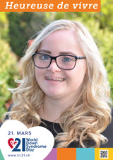 Affiche pour la journée mondiale de la trisomie 21