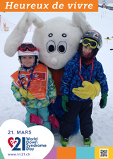 Affiche pour la journée mondiale de la trisomie 21