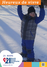 Affiche pour la journée mondiale de la trisomie 21