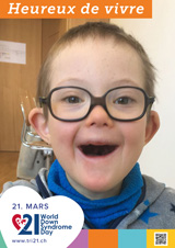Affiche pour la journée mondiale de la trisomie 21